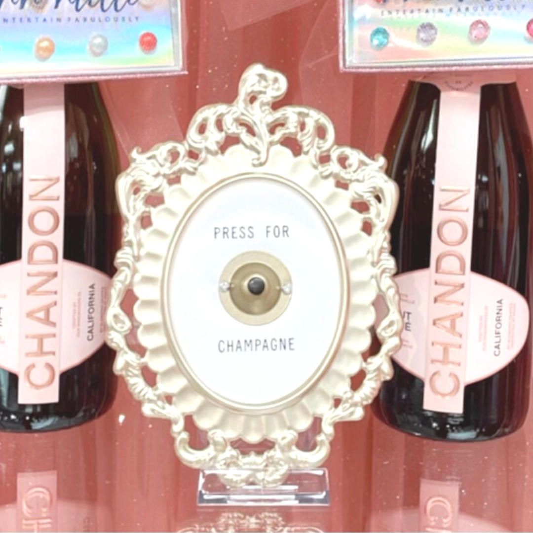 Press for Champagne Button