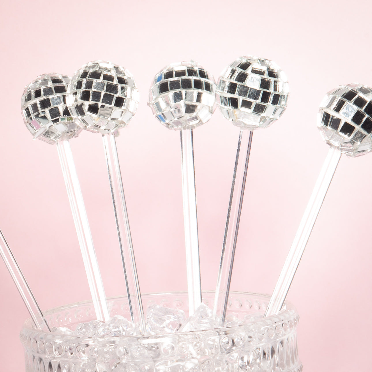 Disco Ball Stirrer, Set of 6