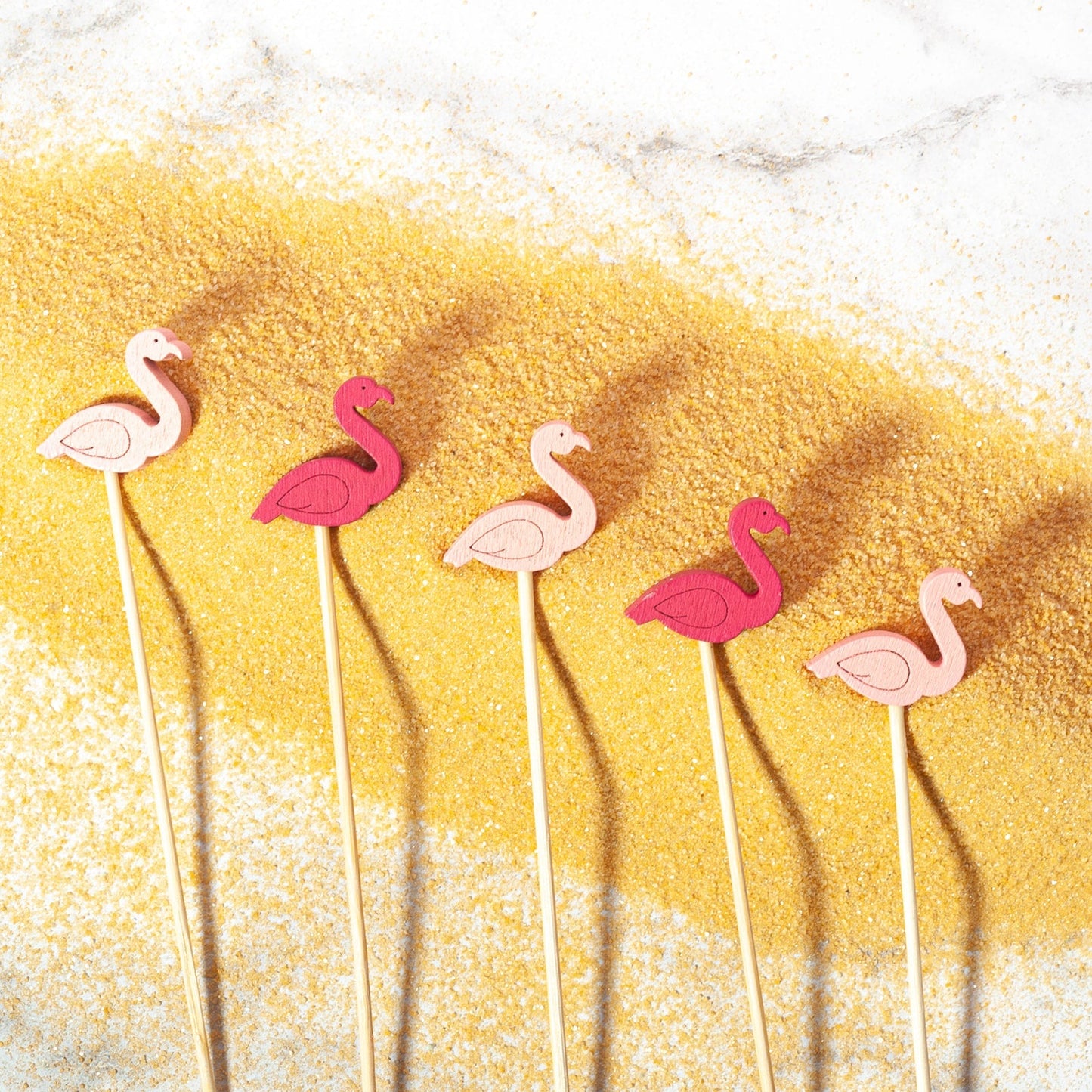 Flamingo Cocktail Picks, Set of 50
