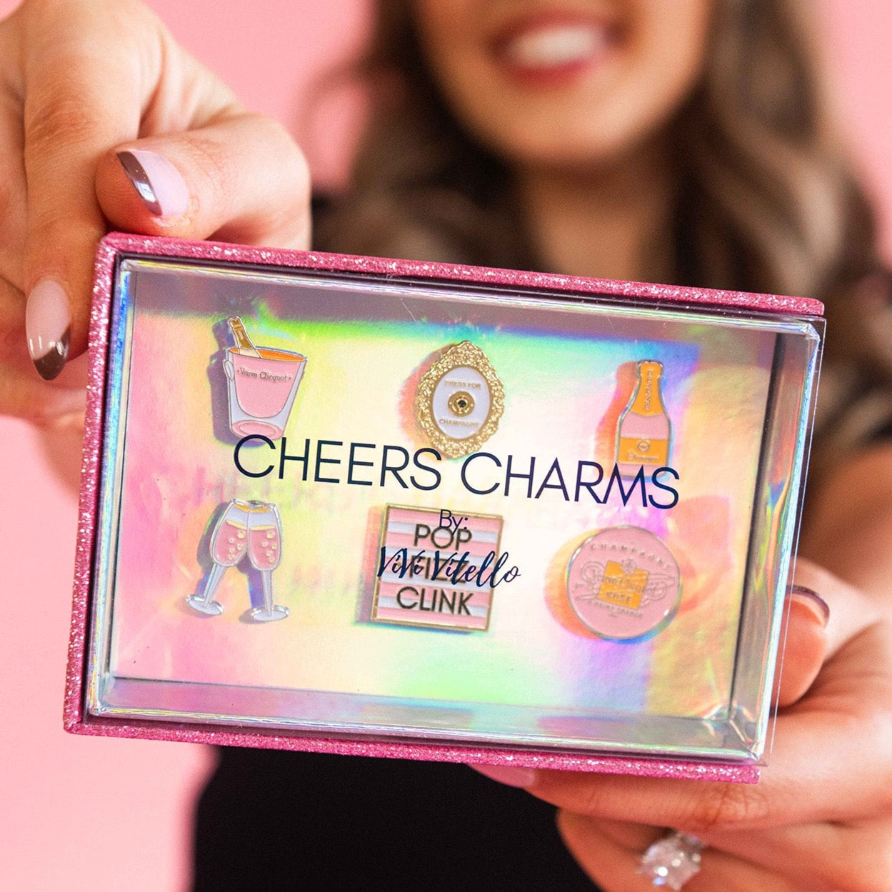Rendez-Veuve Cheers Charms, Set of 6
