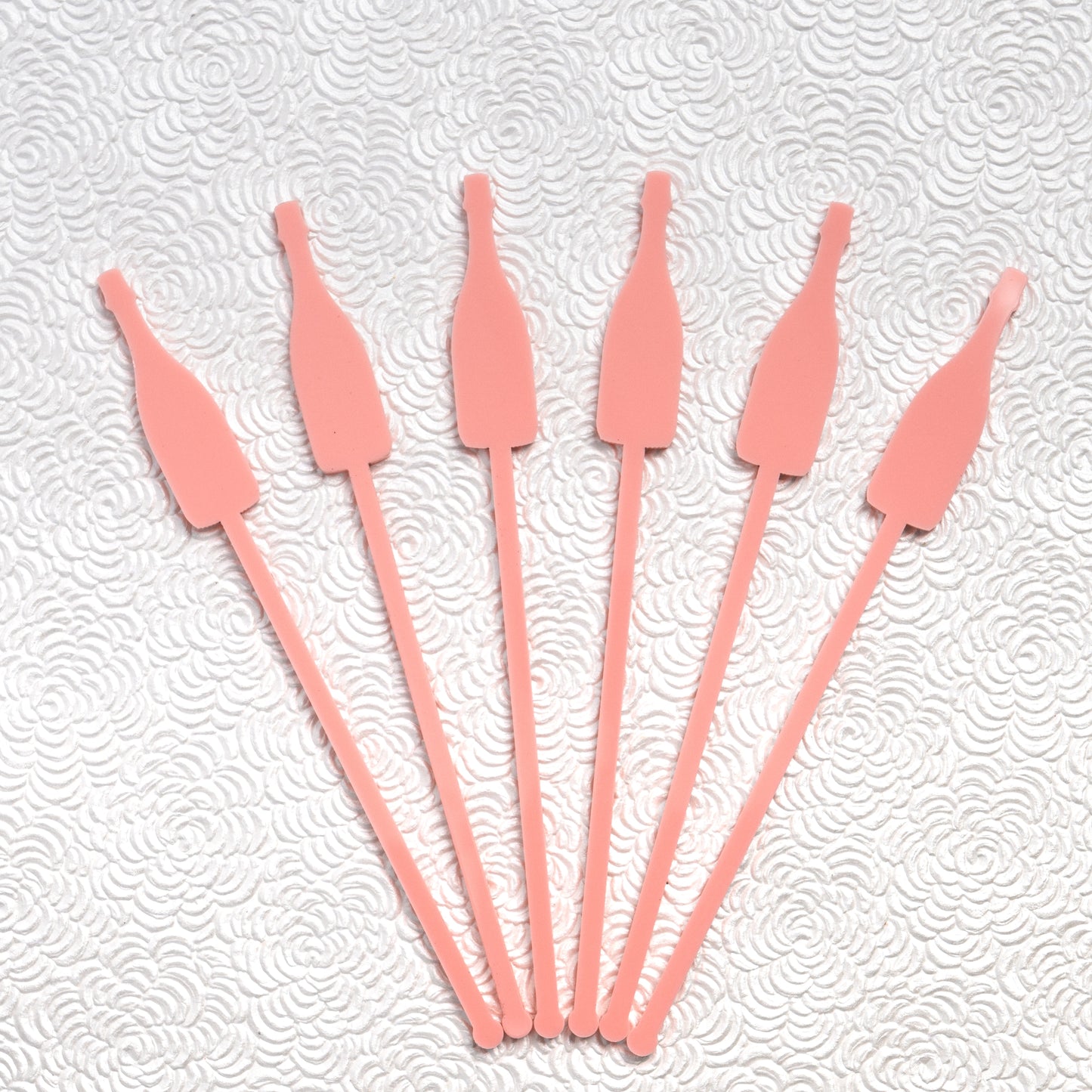 NEW Pop the Champagne! Cocktail Stirrer, Set of 6