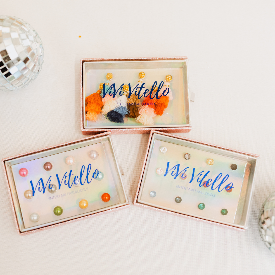 Crystal Cheers Charms, Set of 12