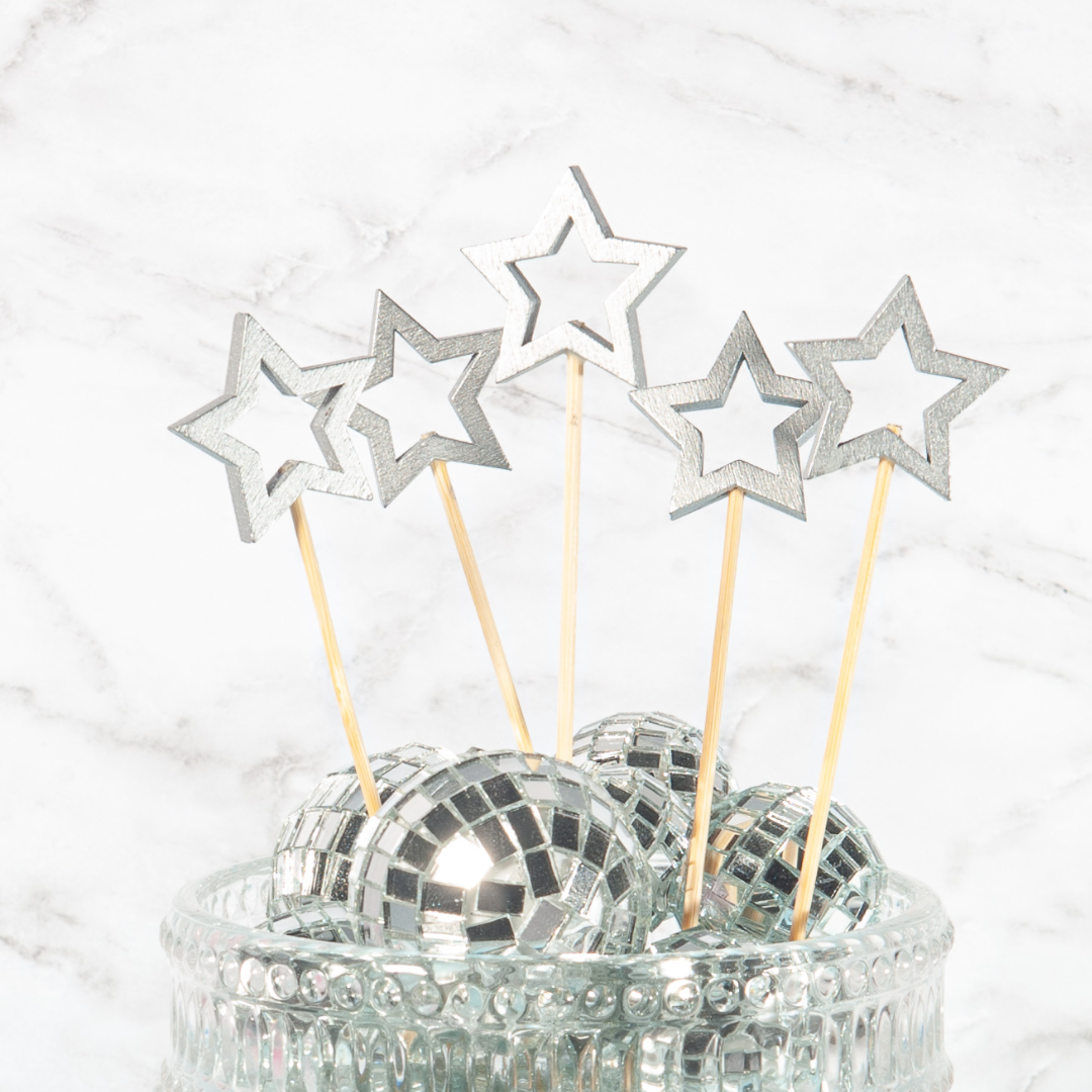Disco Star! Cocktail Picks, Set of 50