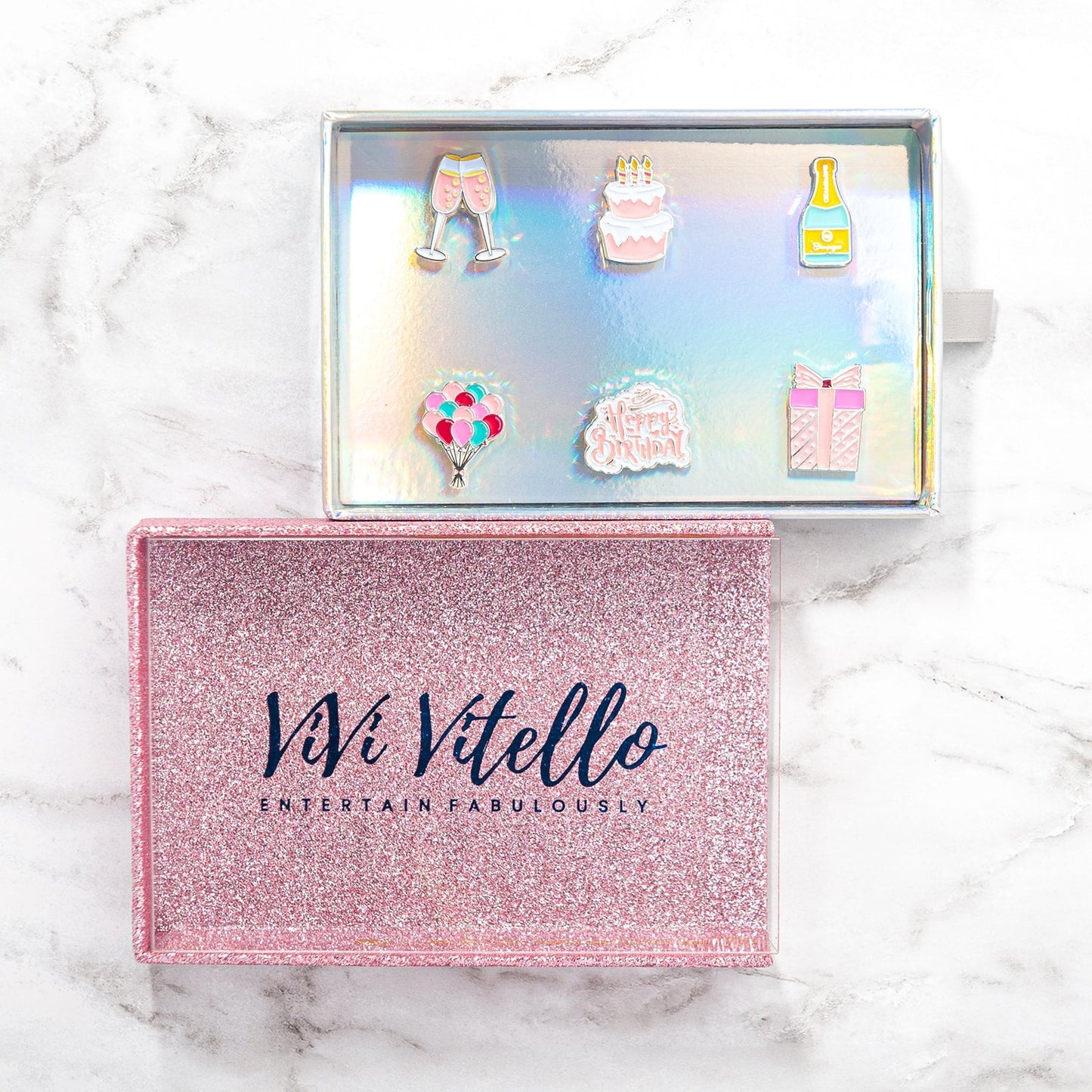 Birthday Bliss! Cheers Charms, Set of 6