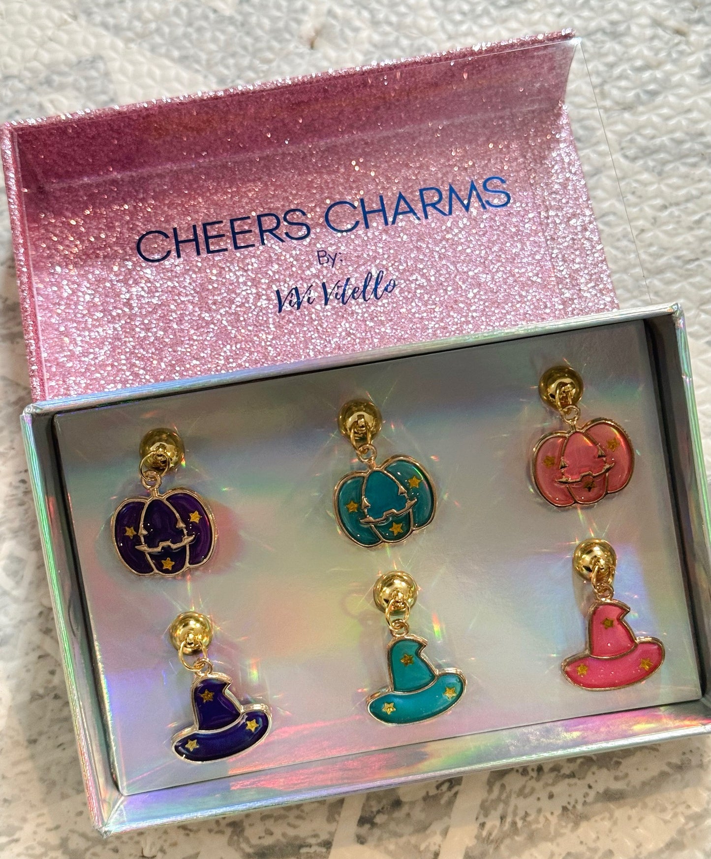 Spooky Season Cheers Charms, Set of 6