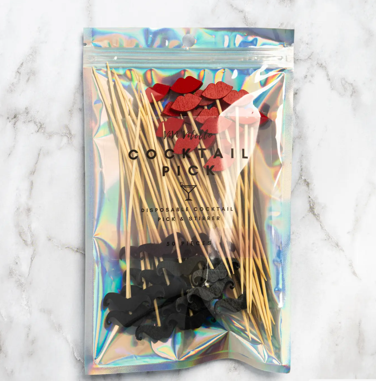 Pucker Up! Cocktail Picks, Set of 50