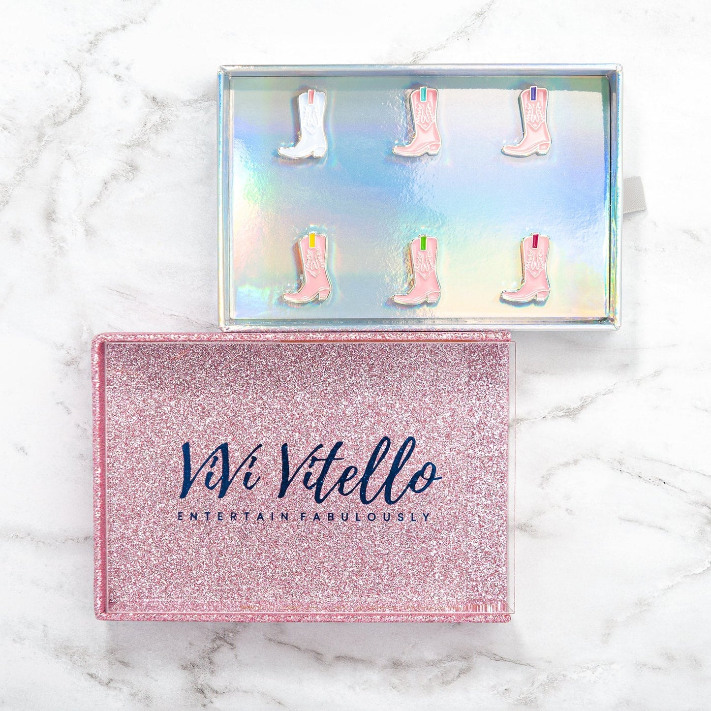 These Boots are Made for Walkin' Cheers Charms, Set of 6