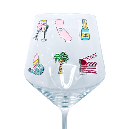 We <3 California! Cheers Charms, Set of 6