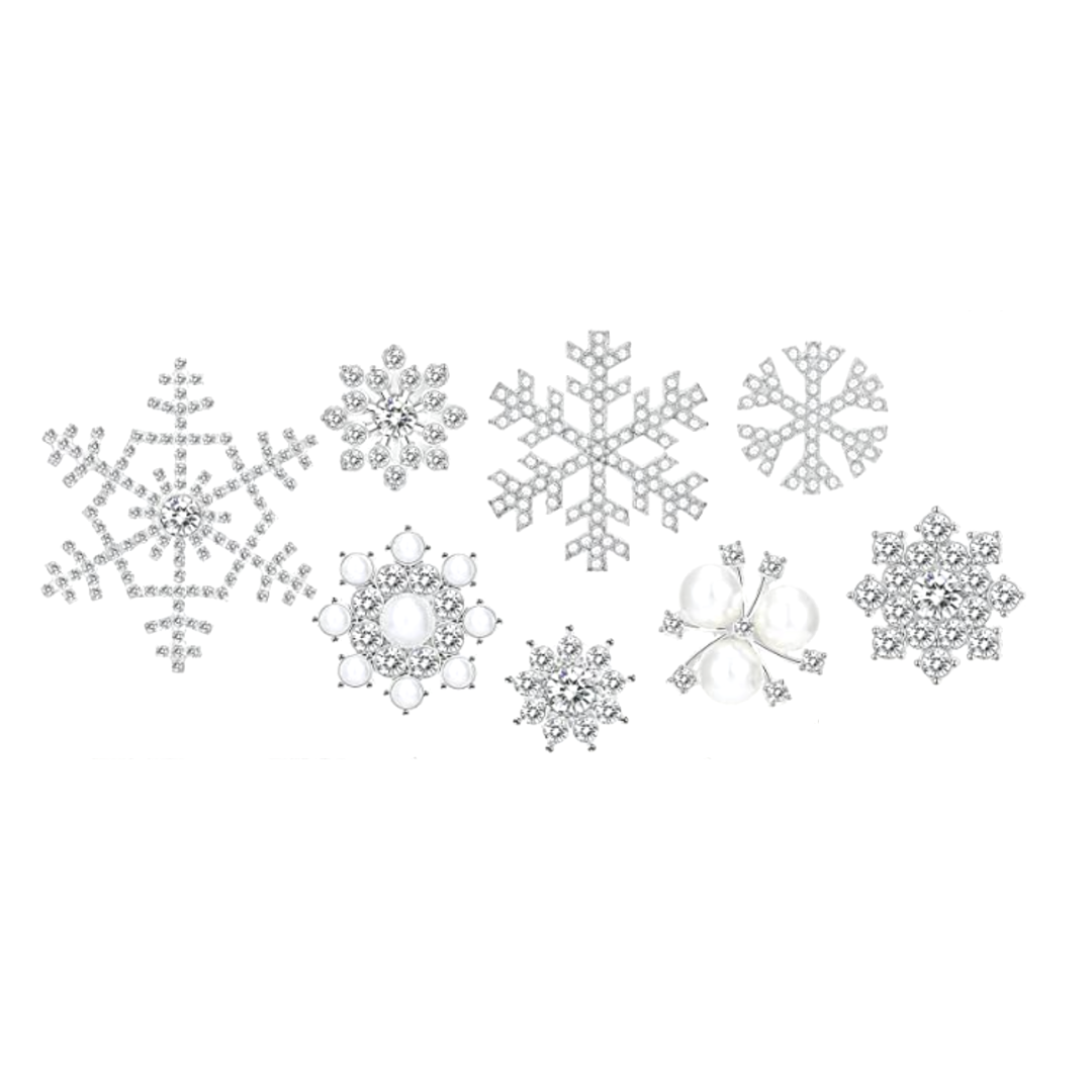 Snowflake! Cheers Charms, Set of 8