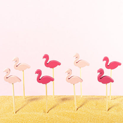 Flamingo Cocktail Picks, Set of 50