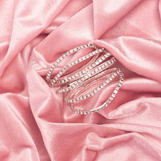 Diamond Napkin Ring, Set of 6