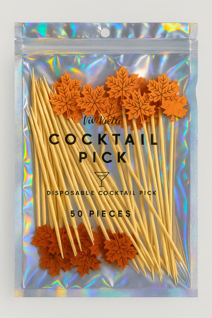 Autumn Leaves Cocktail Picks! Set of 50
