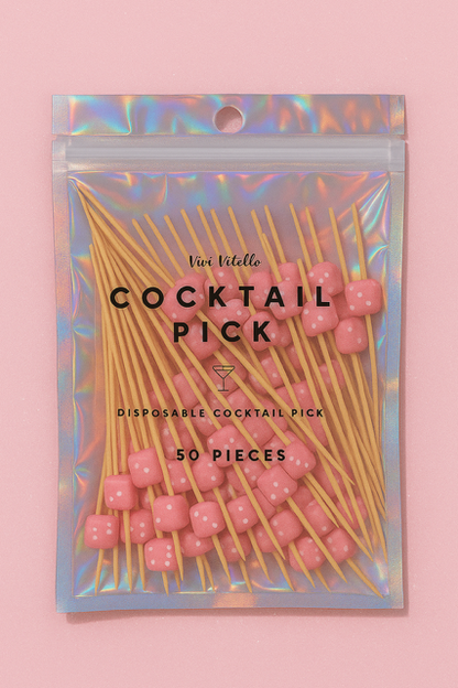 Roll the Dice Cocktail Picks, Set of 50