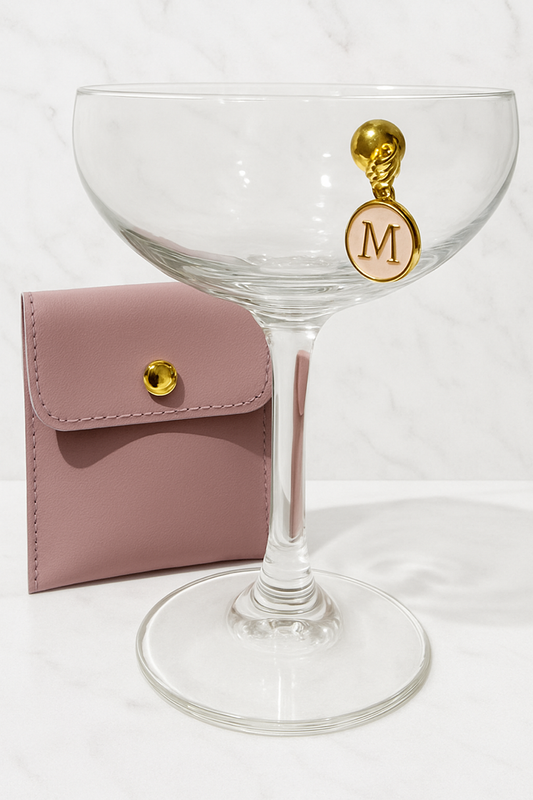 Initial Travel Cheers Charm