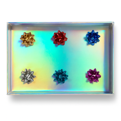 Christmas Bow! Cheers Charms, Set of 6