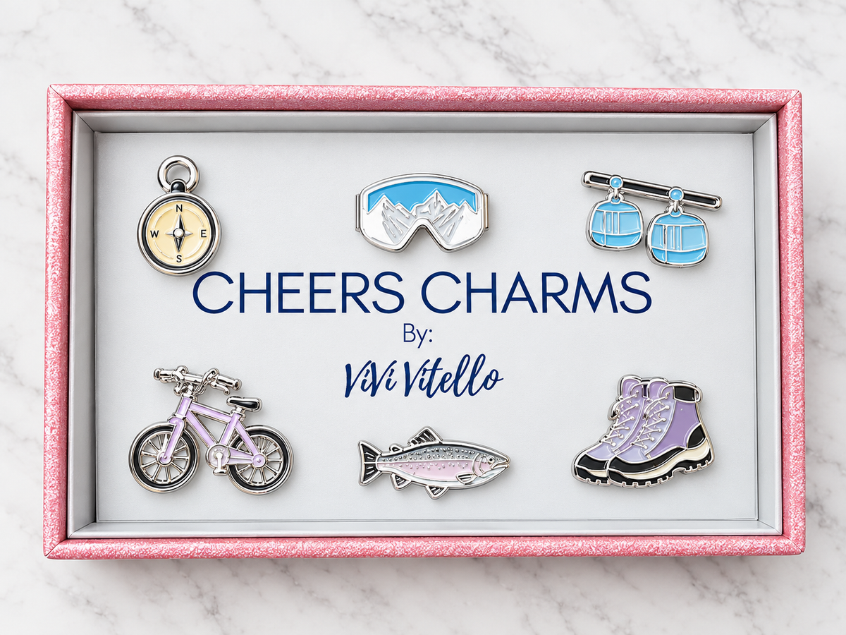 She’s Adventurous! Cheers Charms, Set of 6