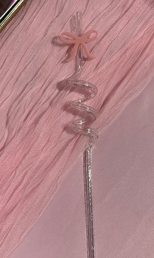 Bow Straws, Pack of 3