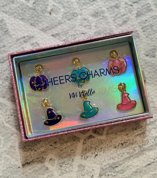 Spooky Season Cheers Charms, Set of 6